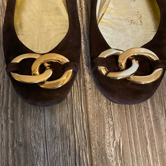 Vintage Juicy Couture suede ballet shoes size 6 - Picture 4 of 15